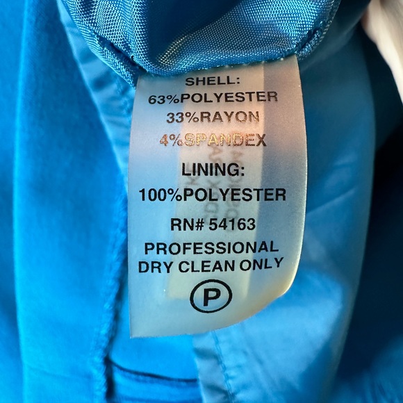 Gorgeous Calvin Klein Sleeveless Blue Sheath Dress - Picture 7 of 8